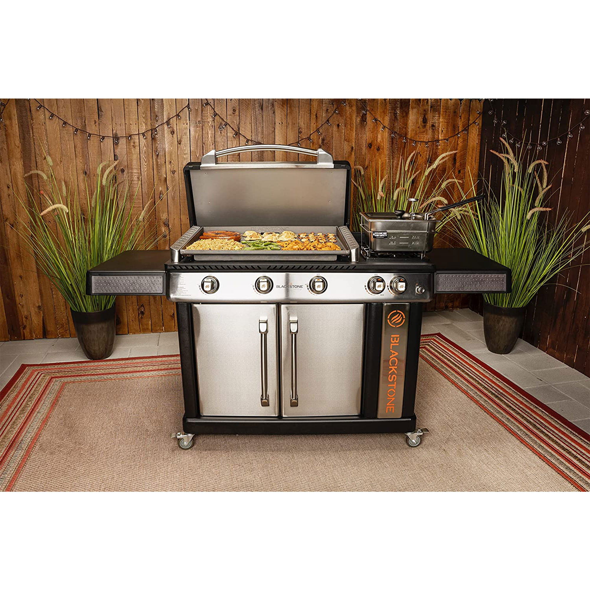 Blackstone Inch Xl Burner Propane Griddle Cooking Station W Cabinets